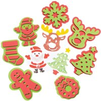 Weihnachtliches Stempelset (pro Set 10) Bastelbedarf zu Weihnachten