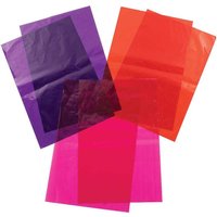 Geschenkfolie-Blätter in Rot, Rosa und Lila (pro Set 36) Bastelmaterial