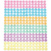 Selbstklebende Knöpfe in Pastellfarben (pro Set 252) Bastelbedarf Verzierung & Dekorationen