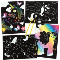 Einhorn Kratzbilder (pro Set 8) Kratzbilder – günstig kaufen