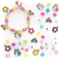 Einhorn Bettelarmband-Bastelset (pro Set 3) Schmuck Basteln
