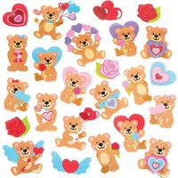 Teddybär Moosgummi-Aufkleber (pro Set 200) Bastelbedarf Verzierung & Dekorationen