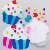 Muffin, Kissen-Nähset (pro Set 2) Flecht und Weben Bastelsets – günstig kaufen