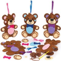 Teddybär-Nähsets (pro Set 3) Flecht und Weben Bastelsets – günstig kaufen