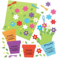 Handabdruck-Gedicht-Dekorationssets zum Muttertag (pro Set 4) Muttertag