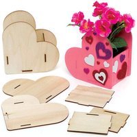 Herz Blumentopf-Bastelsets Aus Holz (pro Set 3) Basteln mit Holz