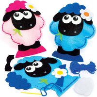Flauschige Schäfchen Nähsets (pro Set 2) Flecht und Weben Bastelsets – günstig kaufen