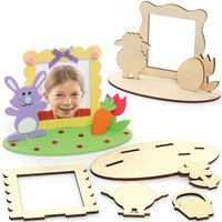 Oster Bilderahmen-Sets aus Holz (pro Set 4) Bastelaktivitäten zu Ostern – günstig kaufen
