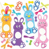 Hasen Lesezeichen-Bastelsets (pro Set 6) Bastelaktivitäten zu Ostern