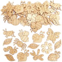 Mini Holzfiguren Käfer (100 Stück ) Basteln mit Holz