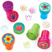 Selbstfärbende Stempel Blumen (pro Set 10) Mitgebsel