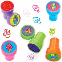 Selbstfärbende Stempel Eiscreme (pro Set 10) Mitgebsel