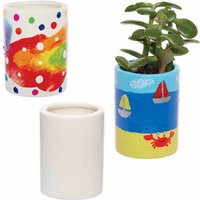 Mini Blumentöpfe aus Porzellan (pro Set 6) Keramik & Porzellan