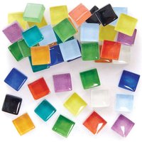 Mosaikfliesen aus Glas (500g) Bastelbedarf Verzierung & Dekorationen