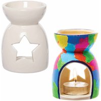 Duftlampe aus Porzellan (pro Set 2) Keramik & Porzellan