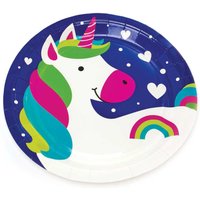 Partyteller Einhorn (pro Set 10) Partyzubehör
