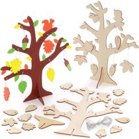 Herbstbaum-Bausätze aus Holz (pro Set 2) Bastelsets