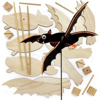 Fledermaus Windrad-Set (pro Set 3) Halloween-Basteleien