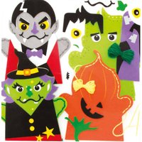 Halloween Handpuppen-Nähsets (pro Set 4) Halloween-Basteleien