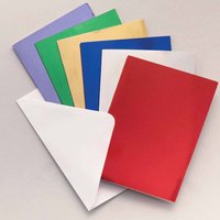 Metallische Weihnachts-Kartenrohlinge (pro Set 12) Bastelbedarf zu Weihnachten
