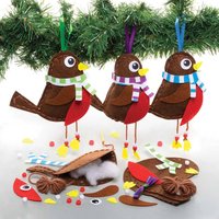 Rotkehlchen Nähset (pro Set 3) Bastelaktivitäten zu Weihnachten