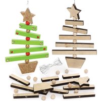 Drehende Weihnachtsbaum Dekorationen (pro Set 3) Bastelaktivitäten zu Weihnachten