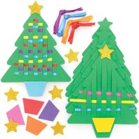 Weihnachtsbaum Websets (pro Set 6) Bastelaktivitäten zu Weihnachten