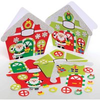 Santa's Werkstatt Mix & Match Kartensets (pro Set 6) Bastelaktivitäten zu Weihnachten