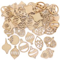 Weihnachtskugel Mini Holzformen (pro Set 72) Bastelbedarf zu Weihnachten