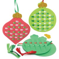 Weihnachtskugel-Webset (pro Set 6) Bastelaktivitäten zu Weihnachten