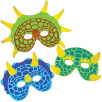 Maske Dinosaurier aus Moosgummi (Pro Set 6)