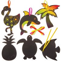 Kratzbilder tropische Motive (Pro Set 15)