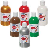 Bastelfarbe Weihnachten, 150ml (pro Set 6)