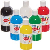 Textilfarbe, 150ml (pro Set 6)