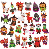 Halloween Stickers mit Tieren (pro Set 150)