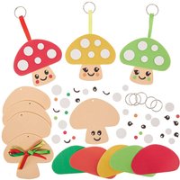Schlüsselanhänger Fliegenpilz (pro Set 5)