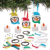 LED Teelichter Pinguin (pro Set 4)