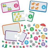 Puzzle Zählen lernen (pro Set 10)