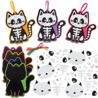 Halloweendeko Katze (pro Set 8)