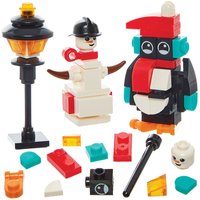 Bausteine Pinguin & Schneemann (pro Set 2)