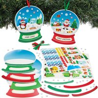 Weihnachtsdeko personalisierte Schneekugel (pro Set 6)