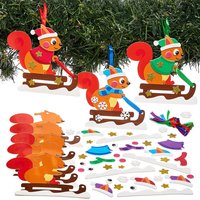 Weihnachtsdeko Eichhörnchen (pro Set 8)
