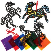 Bastelset Jahr des Pferdes (pro Set 6)