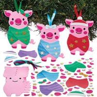Weihnachtsdeko Würstchen-im-Schlafrock (pro Set 8)
