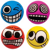 Quetsch Bälle Funky Gesichter (pro Set 6) Mitgebsel