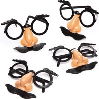 Maskenbrillen Lustige Gesichter (pro Set 8) Mitgebsel
