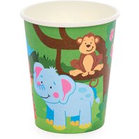 Partybecher Dschungeltiere (pro Set 10) Partyzubehör