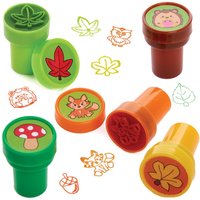 Selbstfärbende Stempel "Herbst" (10 Stück) Mitgebsel