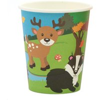 Partybecher Waldtiere (pro Set 10) Partyzubehör