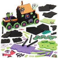 Geisterbahn Bastelset aus Moosgummi (pro Set 2) Halloween-Basteleien
